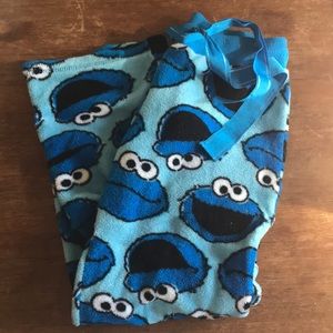 Cookie Monster fleece pants